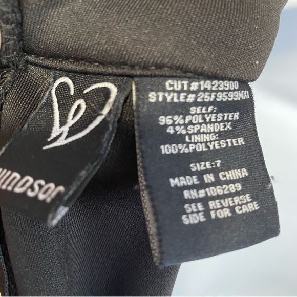 Windsor black formal dress size 7 - Picture 6 of 6